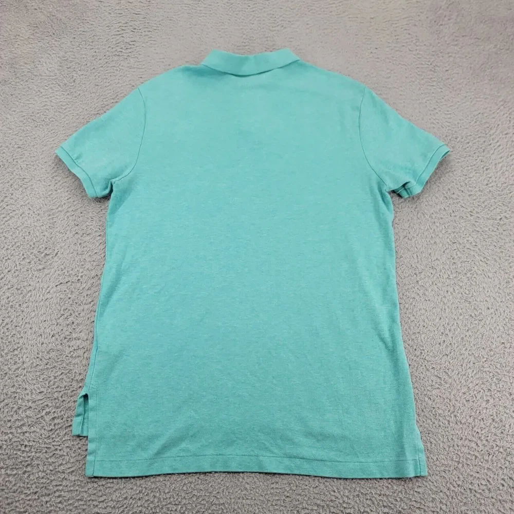 Polo Ralph Lauren Shirt Mens Large‎ Green Golf Outdoors Rugby White Pony Preppy